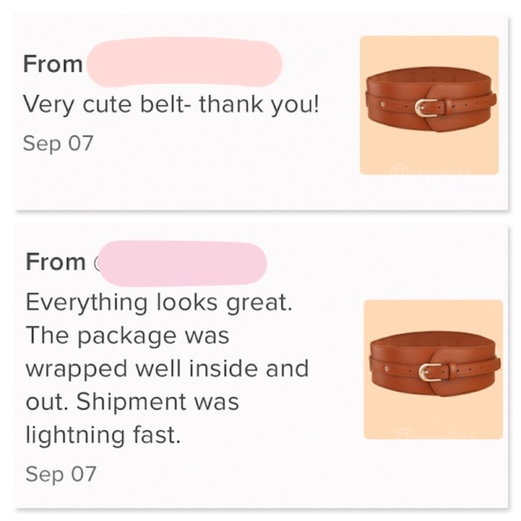 PU Wide Brown Belt Gold Tone Buckle - Picture 6 of 11